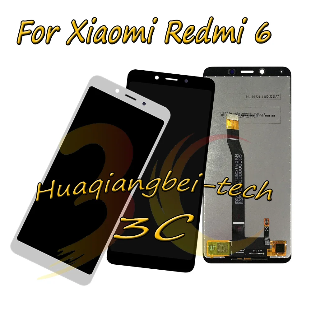 

New For Xiaomi Redmi 6 Full LCD DIsplay + Touch Screen Digitizer Assembly For Xiaomi Redmi 6 M1804C3DT M1804C3DH M1804C3DE