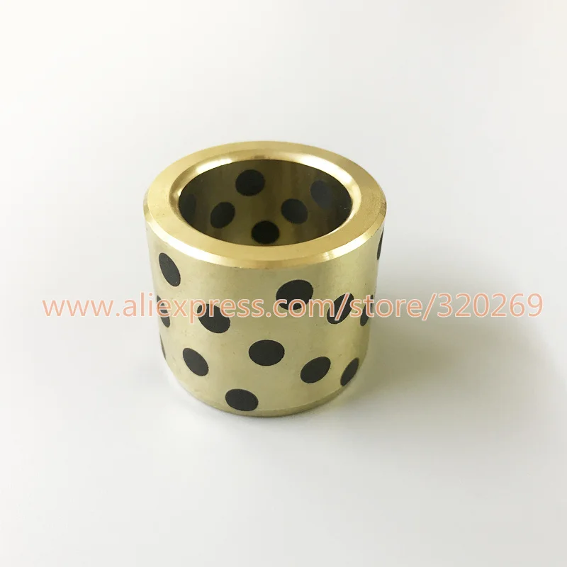 2 шт. JDB бесмасляная пропитанная графитом латунная Фланцевая втулка твердая