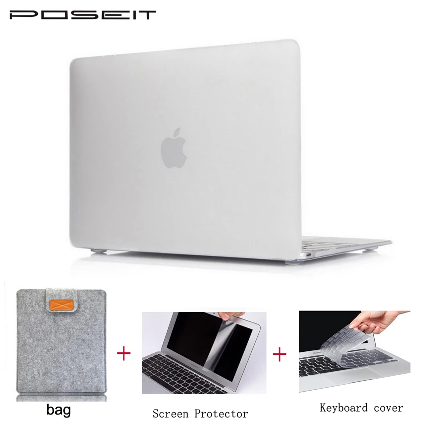 Жесткий чехол для Macbook Air 11 Pro Touch bar 13 15 Retina 12 ноутбука с масляной печатью матовый