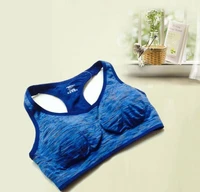 professional women seamless padded bra racerback sporters bras workout fitness tank top free shipping