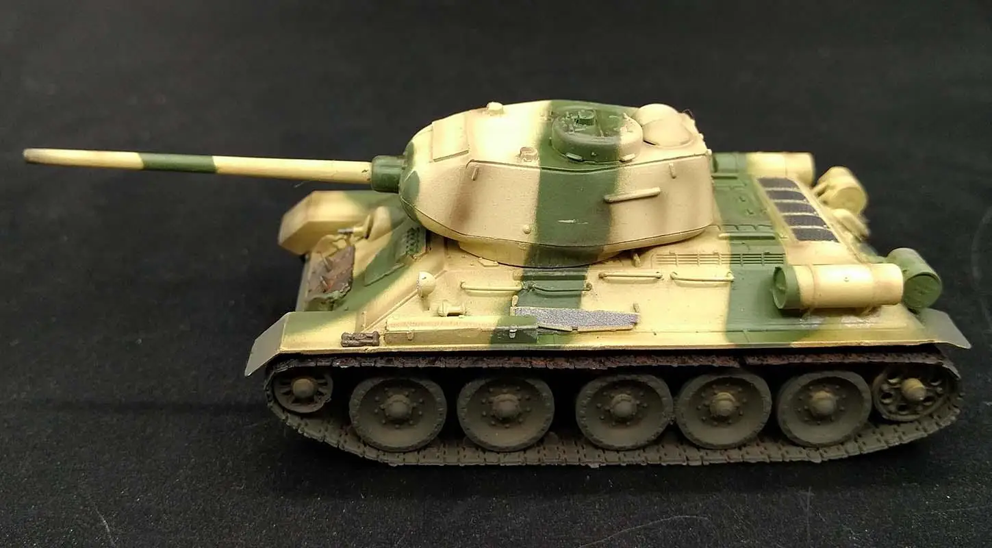 Армейский T 34 в Ираке 85 Русский Танк камуфляж 1/72 без литья под давлением легкая