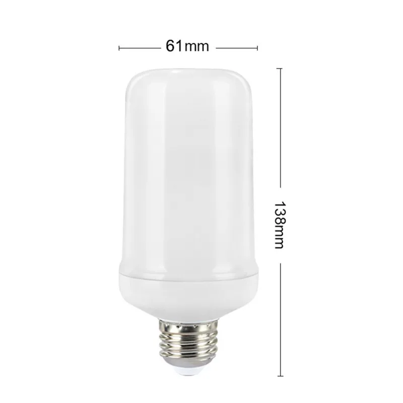 12V пламени светодиодный светильник E27 E26 B22 E14 E12 мерцание эффект огни 3 режима
