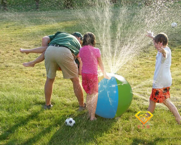 

75cm Sprinkler Beach Ball Beach Lawn Inflatable Toys For Children Kids Baby family Outdoor Game Fun Plaything Pool Accessories