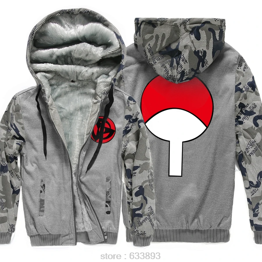 Новинка Наруто толстовки Uchiha Syaringan толстовки с капюшоном мужская мода ниндзя Хокаге мультфильм печатных куртки толстые пальто M-5XL