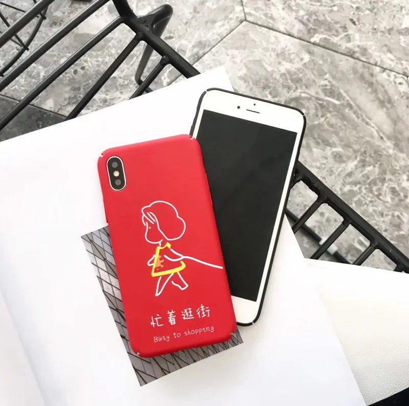 STROLLIFE Новый прекрасный девушка чехол для iPhone X XS Max XR Симпатичные парные iphone 8 6s 7 Plus