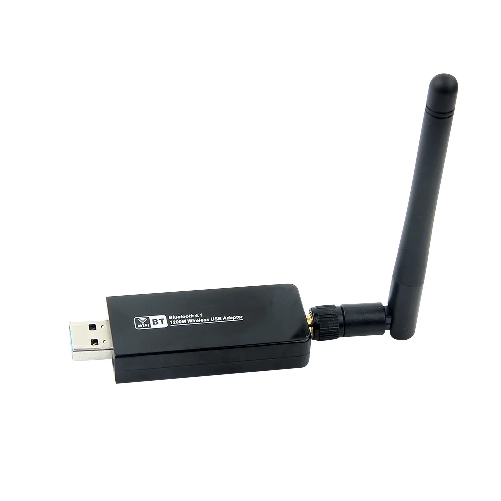 1200 Мбит/с USB 3 0 Dual Band 802.11ac Wi Fi Bluetooth 4 1 Беспроводной AC Wlan 2 г/5 ГГц Lan Dongle адаптер с