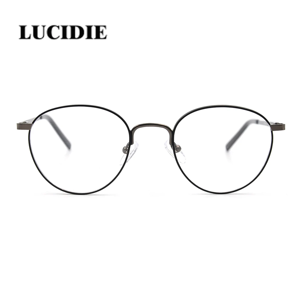 Lucidie Последняя мода для мальчиков и девочек овальная оптическая оправа для очков классическая черная популярная легкая оправа