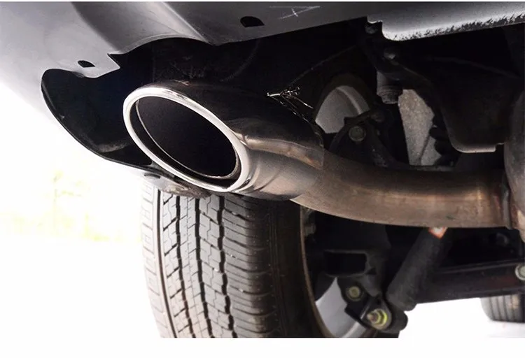 Подходит для X-trail T32 T31 Qashqai j11 j10 Juke Almera Teana Sylphy Sentra из нержавеющей стали задний круглый глушитель выхлопной трубы