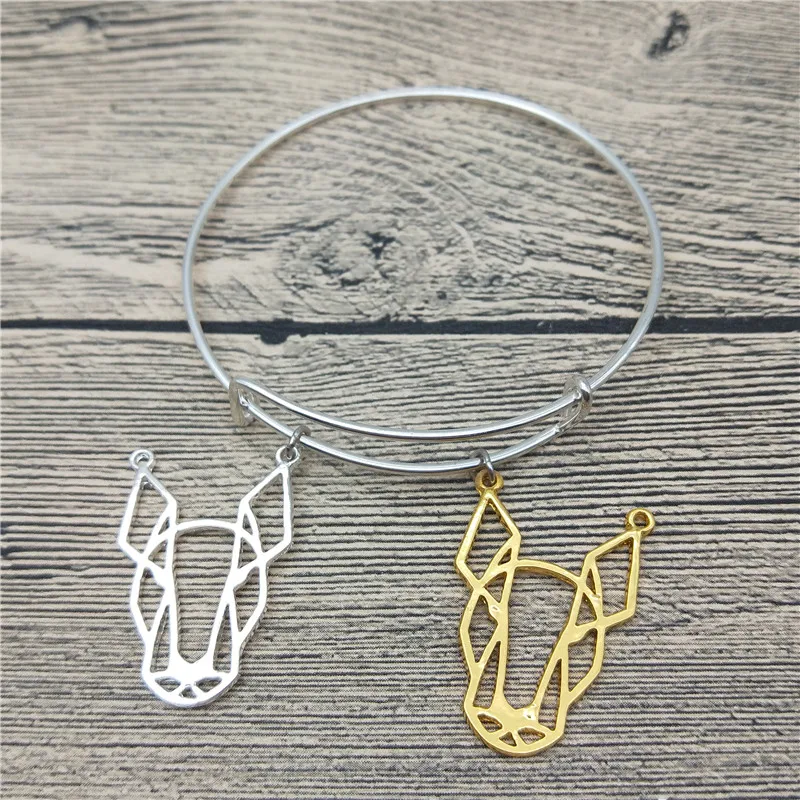 Новые браслеты Origami Bull Terrier: милые браслеты с животными в стиле моды Pet Jewellery.