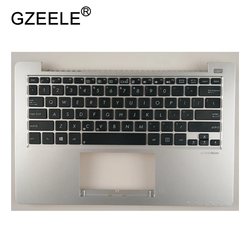Новый чехол GZEELE c для ASUS X201 X201E X202 x202e подлокотника верхний версия США клавиатура