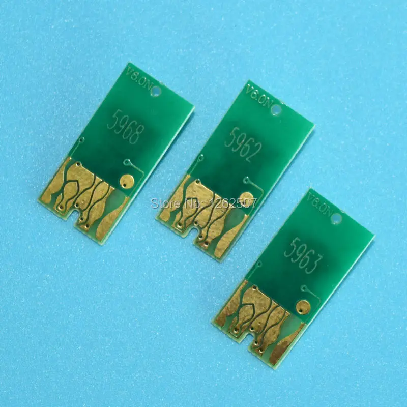Сбрасываемый чип для Epson Stylus Pro 700 7700 9700 мл чипы принтера T6361-T6364 T6368 | Компьютеры и