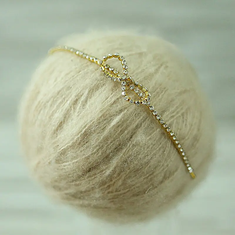 newborn headband photography handmade infant Hairbands crystal butterfly bow hair accessories props 0-2 weeks baby | Детская одежда и