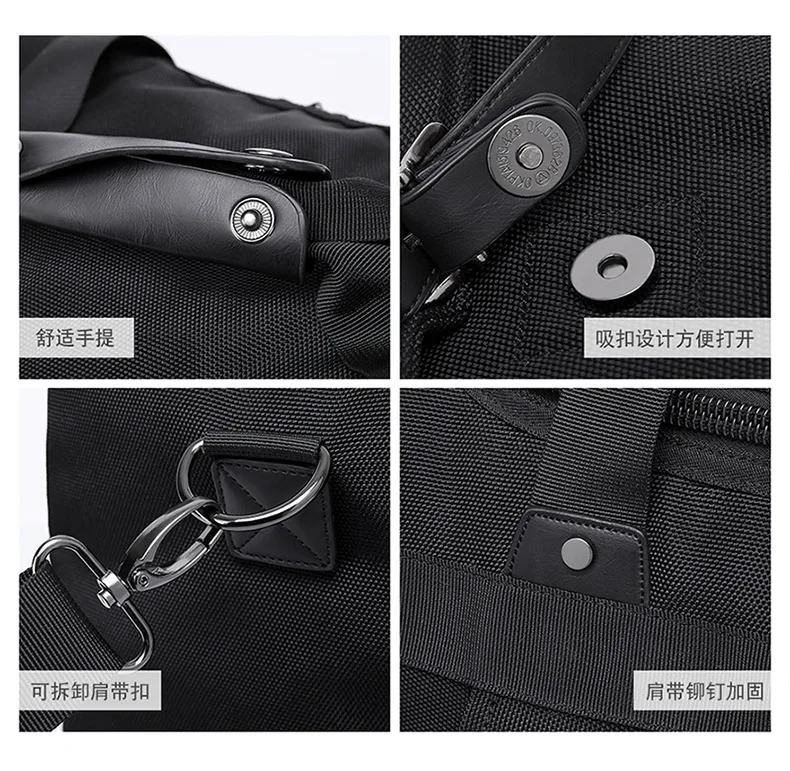 55007 Новая модная деловая мужская сумка на одно плечо легкая Весенняя дорожная для