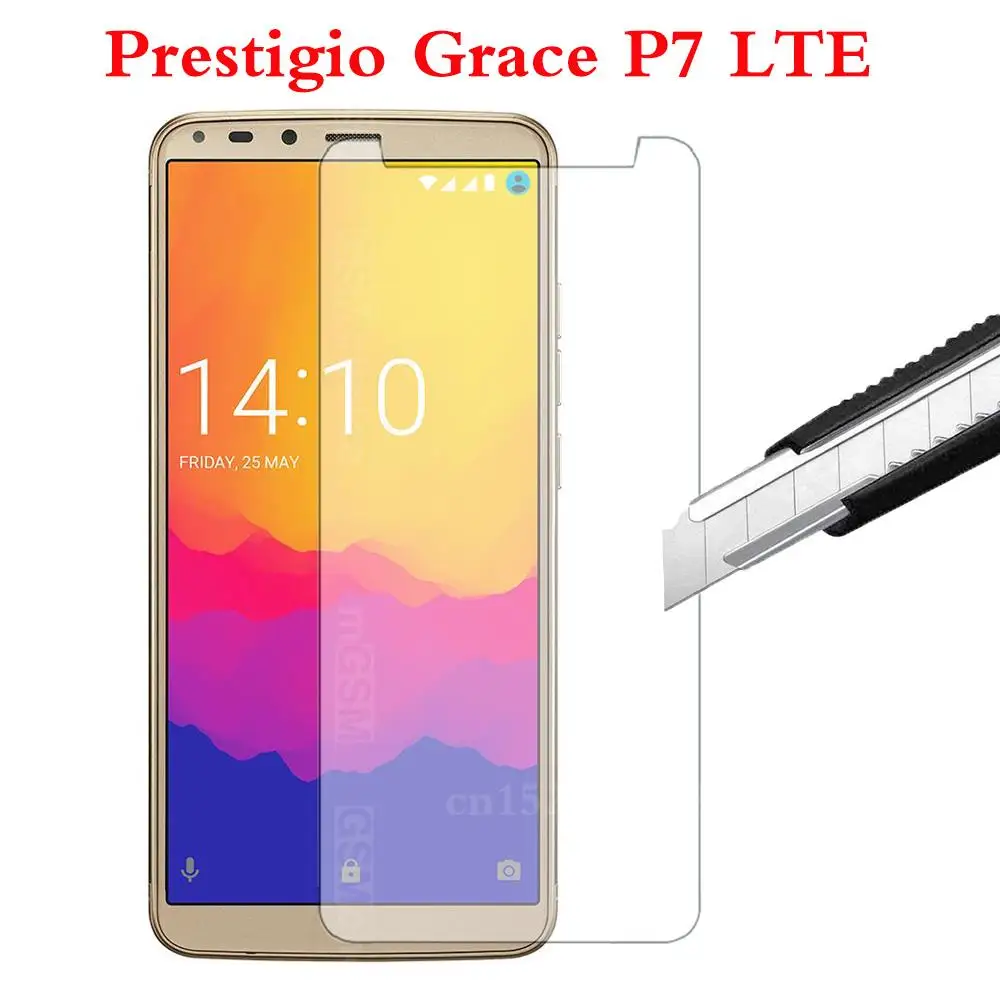 for Grace P7 LTE Закаленное стекло для Prestigio Muze b7 D3 D5 V3 X5 E5 F5 LTE wize Y3 Q3 Grace Z5 Q5 P7 B7 LTE Взрывозащищенная защитная пленка - Цвет: for Grace P7 LTE