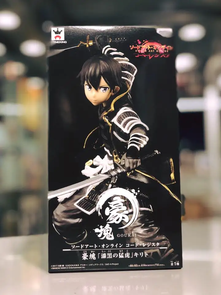 100% оригинальная Коллекционная Фигурка Banpresto GOUKAI KIRITO из Sword Art Online|Игровые фигурки