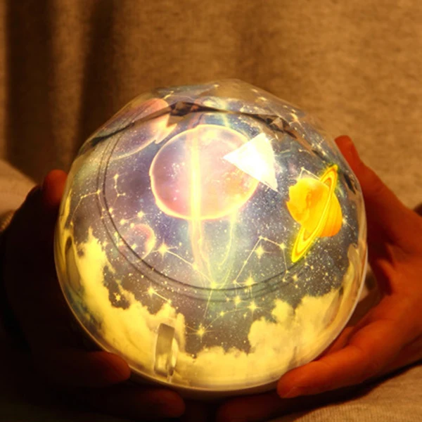 Светодиодный ночной Светильник звездное небо Magic Star Moon планета лампы проектора Космос Вселенная Детские светильник на день рождения креативный подарок