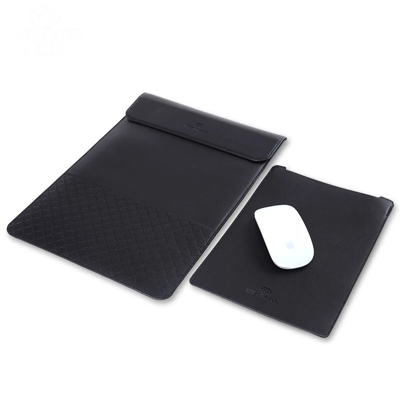 PU material Universal Notebook Case Pouch For Apple Macbook Air Pro Retina 11 12 13 15 laptop sleeve A mouse pad as a gift | Компьютеры и
