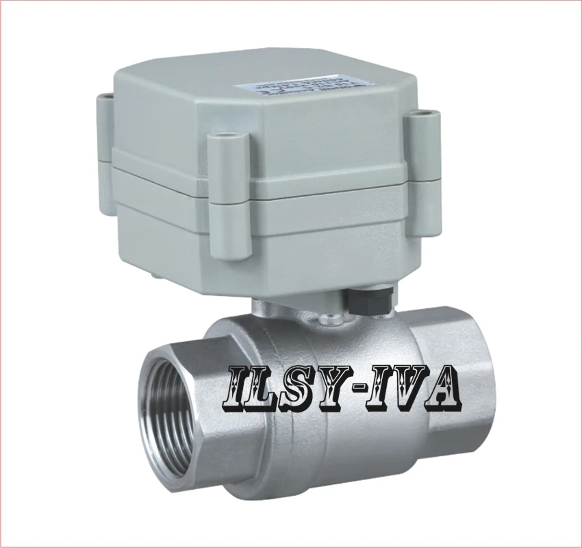 G1/2 &quotAC/DC9 ~ 24V электронный клапан из нержавеющей стали DN15 моторизованный шаровой с