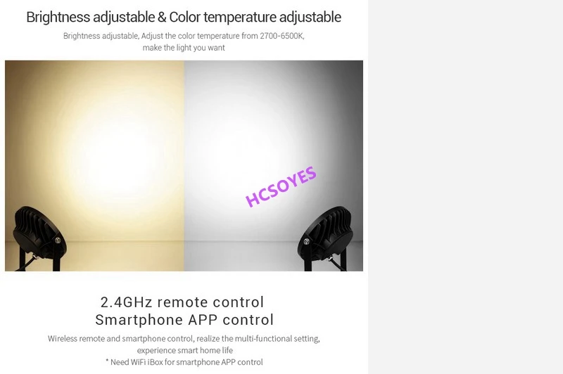 Mi светильник FUTC01/FUTC02/FUTC03 9 Вт 15 Вт RGB+ CCT светодиодный светильник для газона IP65 Водонепроницаемый 24 в 110 В 220 В Уличный садовый светильник