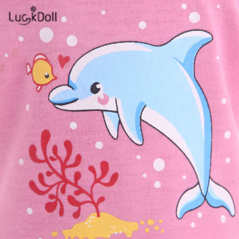 LUCKDOLL повседневные Короткие рукава+ шорты подходят 18 дюймов Американский 43 см Детские аксессуары для кукол, игрушки для девочек, поколение, подарок на день рождения