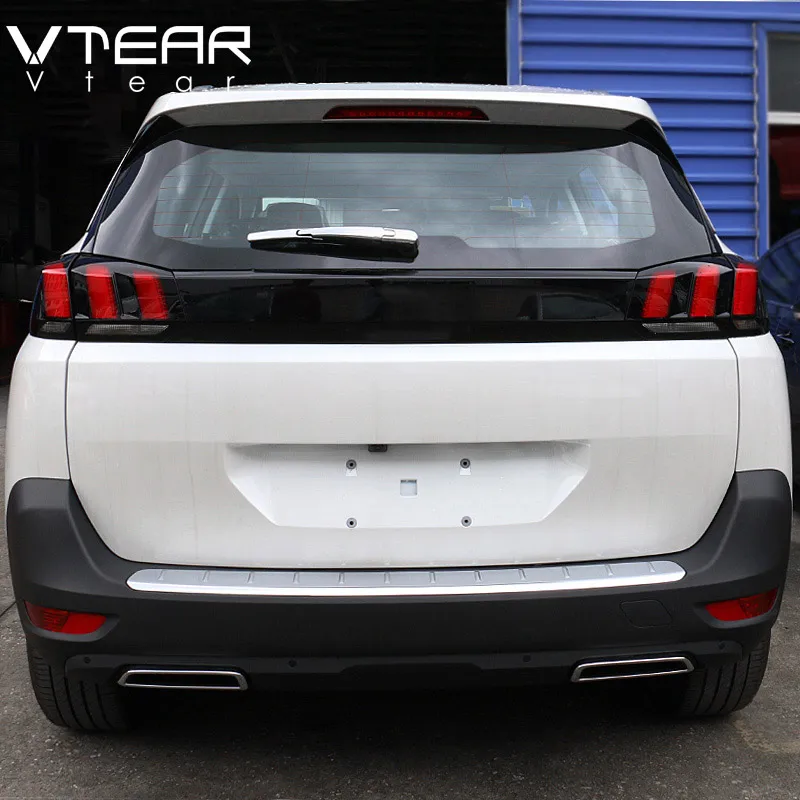 Vtear для peugeot 3008 5008 аксессуары задний стеклоочиститель лобового стекла крышка отделка ABS хром переоборудование экстерьера продукты