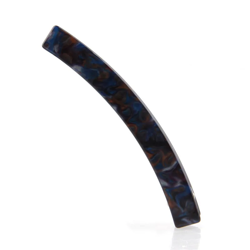 spot royal blue Новинка Высокое качество Роскошный ацетат банан клип Элегантные разноцветные волосы ювелирные аксессуары заколка для волос для женщин подарок(CY830015 - Окраска металла: spot royal blue