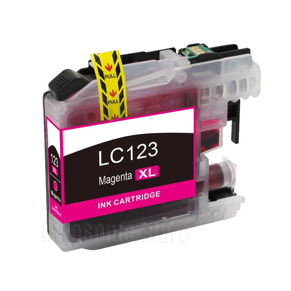 LC121 LC 123 LC123 картридж совместимый с Brother DCP-J552DW/DCP-J752DW/MFC-J470DW/MFC-J650DW струйный принтер |