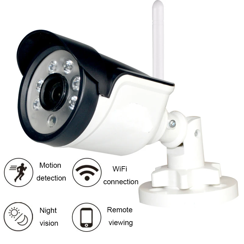 Камера Безопасности 5MP 2MP пуля WiFi ip камера HD встроенный слот для sd карты ночного