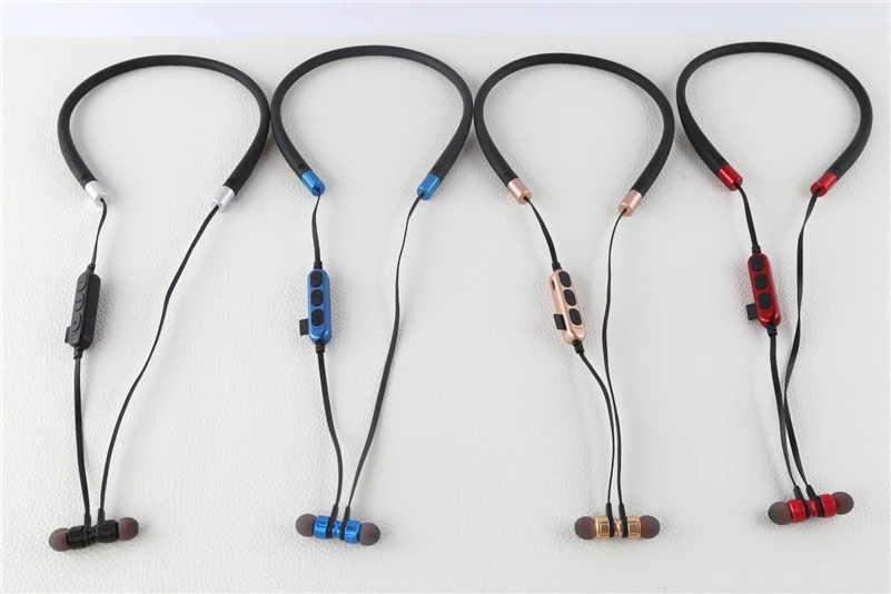 MPLSBO TF слот для карты шейные Bluetooth наушники с микрофоном беспроводные стерео