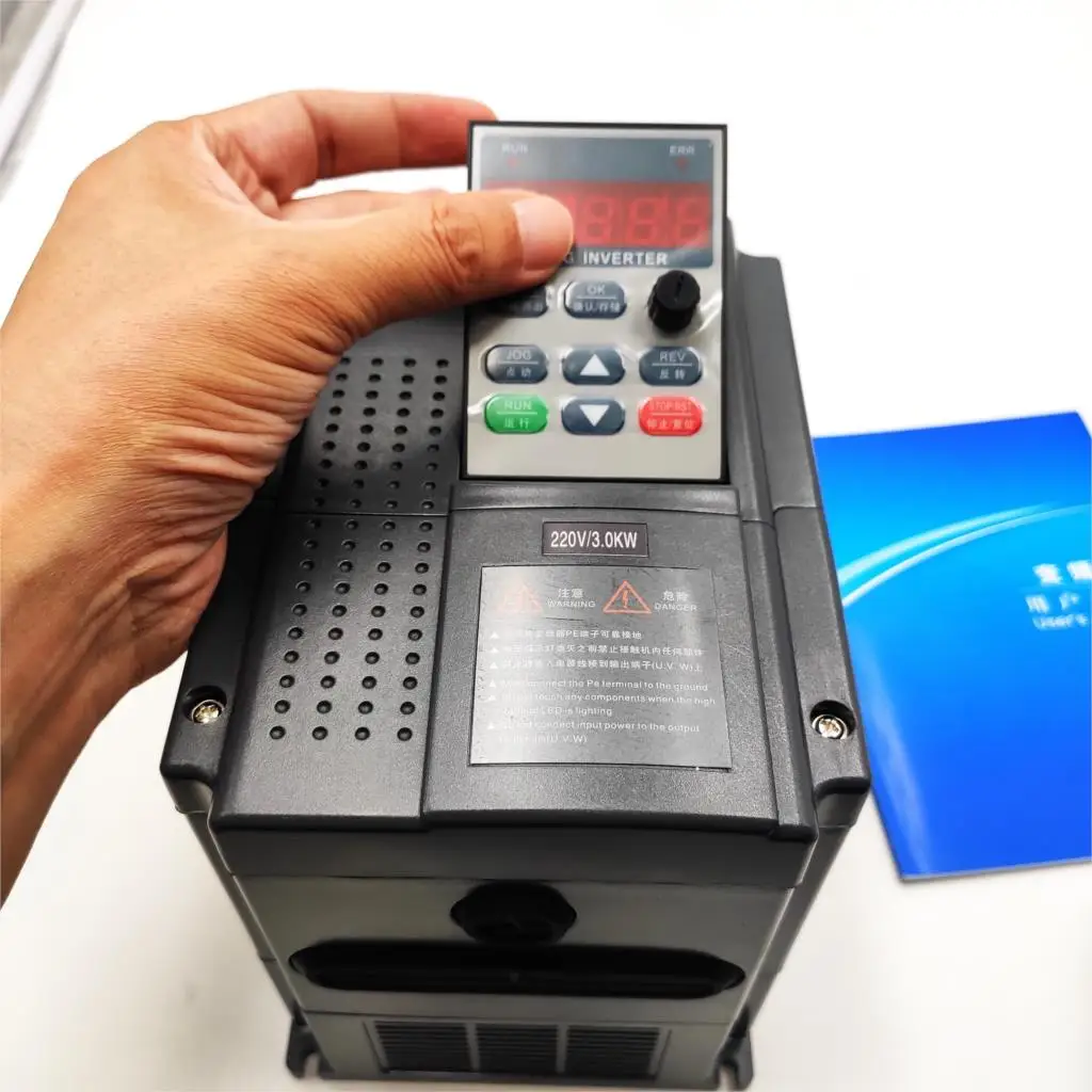 VFD 3 кВт 220 В однофазный вход и выход 3 фазы 220 В инвертор частоты