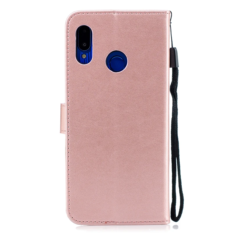 Кожаный чехол-кошелек с откидной крышкой и узором для Huawei P Smart 2019 Nova 3 3i P30 Pro P20 Lite