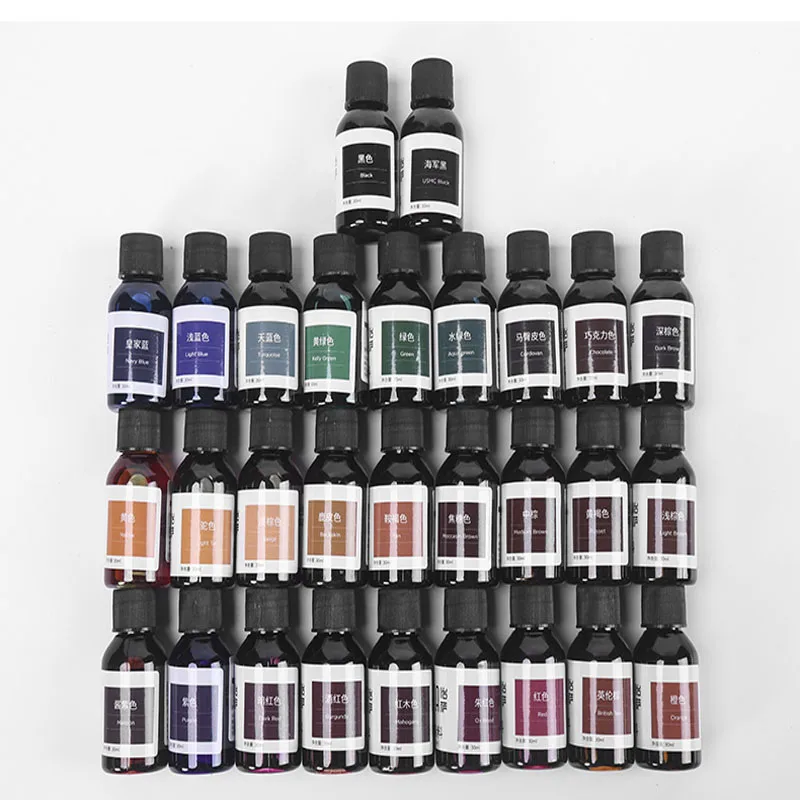 Американский импортный кожаный спиртовой краситель 29 цветов 30 мл ручная работа