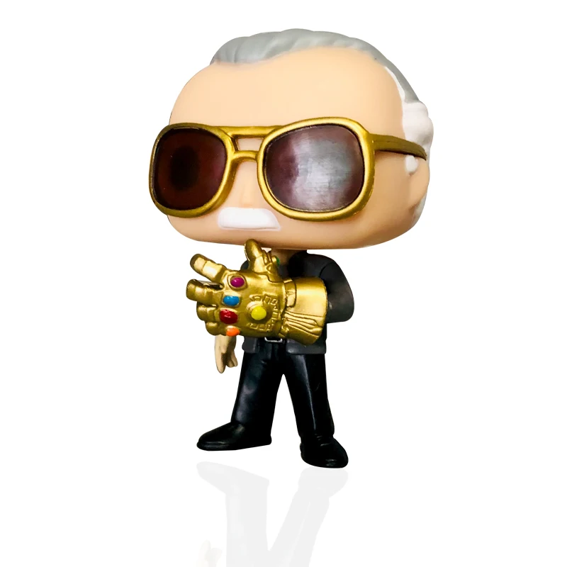 FUNKO POP Мстители: эндшпиль отец Марвел Стэн Ли и QUAKE#01 фигурка коллекция игрушек для детей Рождественский подарок