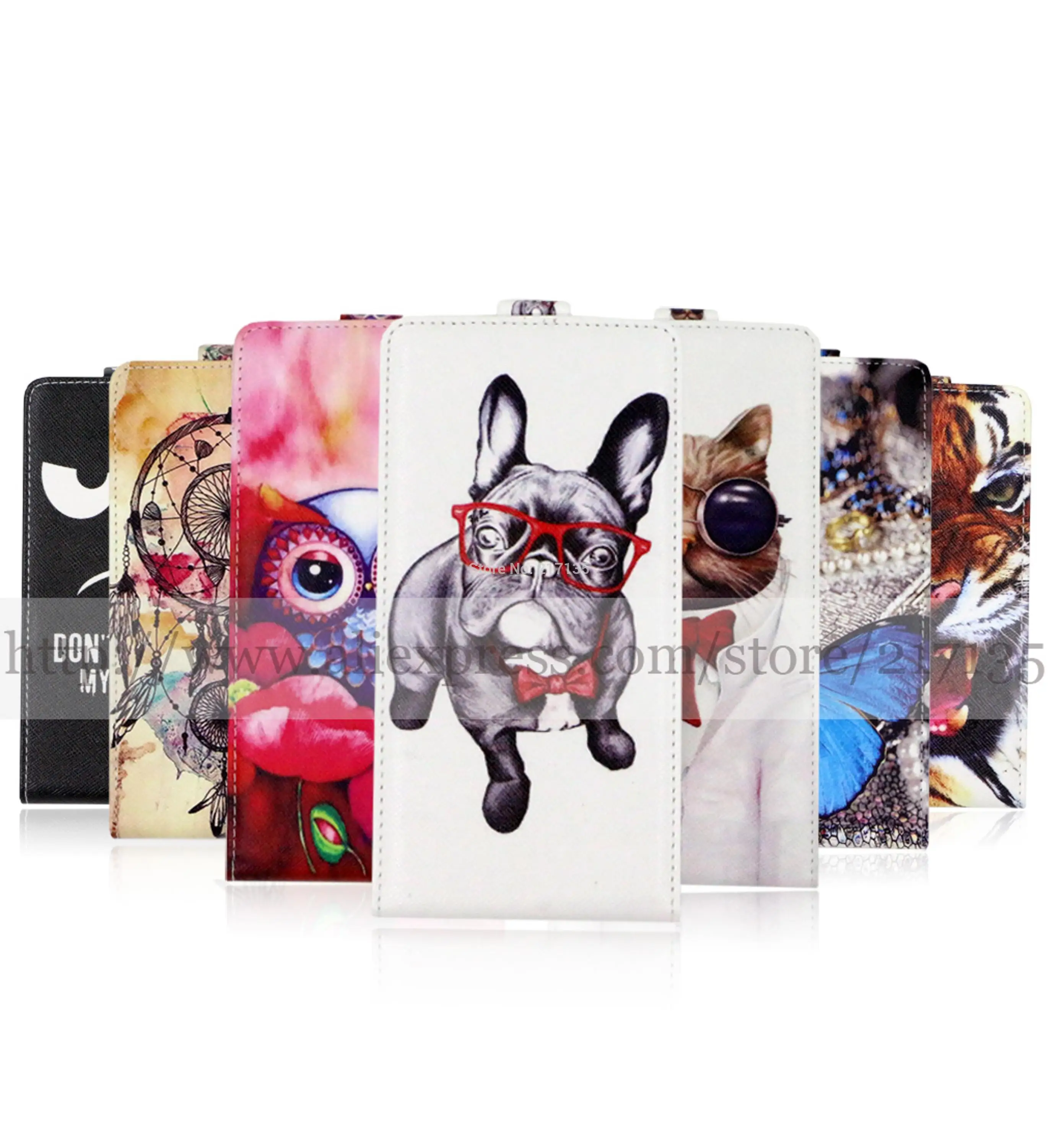 Для Leagoo power 2 чехол с принтом крутой мультяшной бабочки тигра Совы откидной кожаный чехол