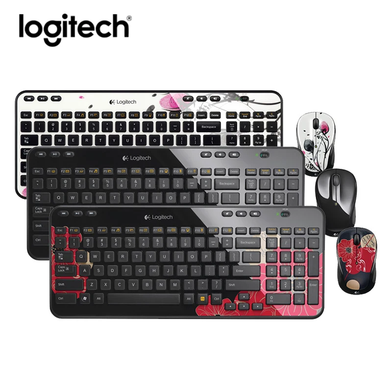 

Logitech MK365 2.4G Wireless Keyboard and Mouse Combo Gaming Laptop PC Gamer Ergonomics Unifying Receiver Keyboard Mouse Set