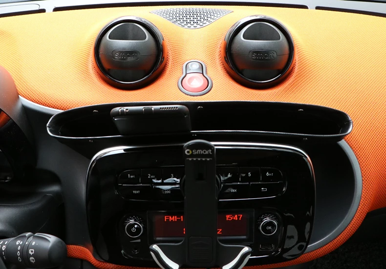 Коробка для хранения приборной панели автомобиля для smart Forfour fortwo 453 451 450 Бумажник для телефона монетное сиденье щелевая коробка для хранения/сумка автомобильные аксессуары