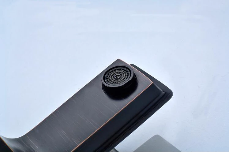 Античный кран для умывальника ORB холодной и горячей воды латунный Смеситель