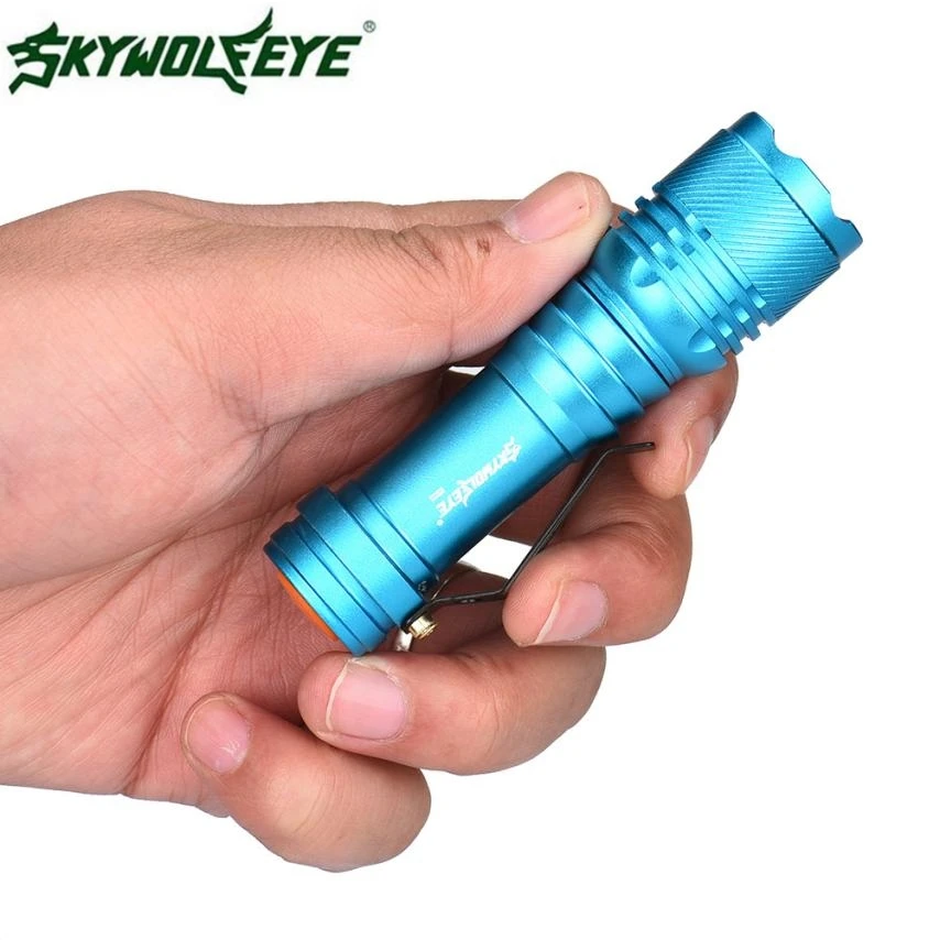DC 27 Сияющий Лидер продаж Быстрая 6000LM CREE Q5 зарядное устройство для никель-кадмиевых или никель-металл-14500 3 режима масштабируемый светодиодный фонарик сверхъяркий фонарик