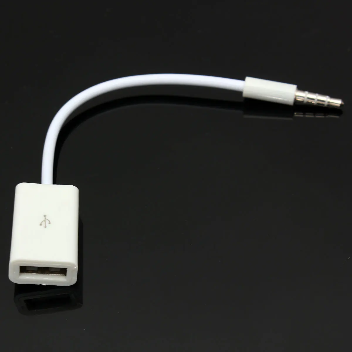 Универсальный автомобильный аудио кабель адаптер LEORY AUX 3 5 мм к USB 2 0 переходник