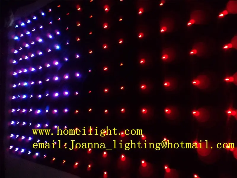 Светодиодная занавеска для видео 2*4 м с RGB подсветкой DJ YY studio матрицей сцены|led video