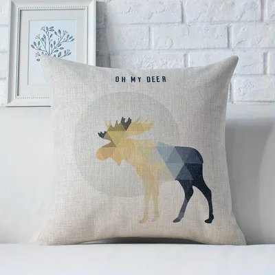 

Декоративная подушка FUNHOM смесь хлопка и льна 45x45 см