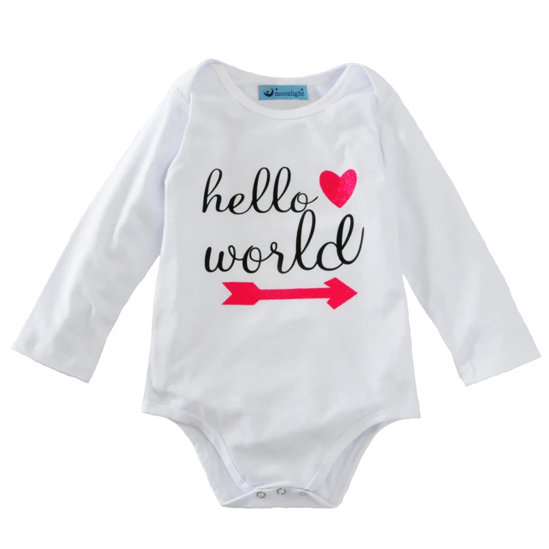 Комплект одежды для маленьких девочек из 3 предметов комбинезон с надписью со