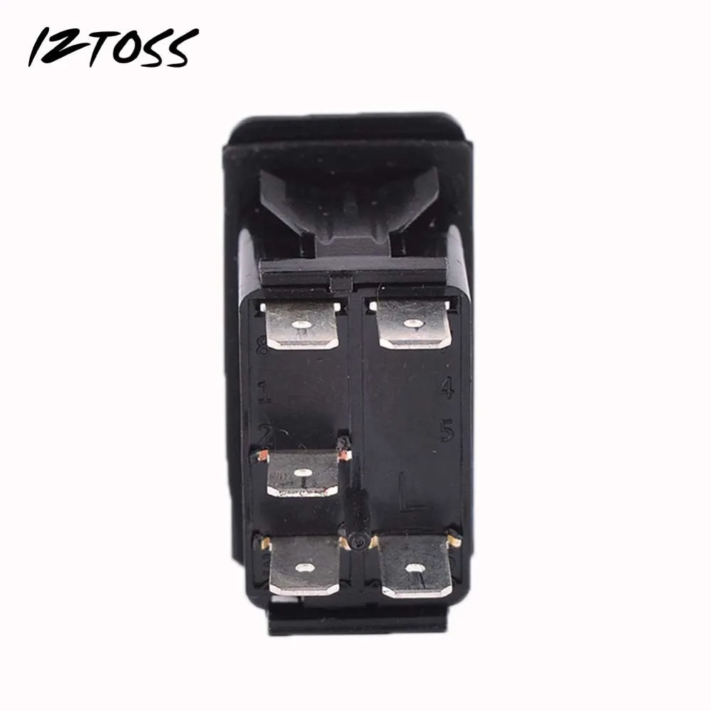 IZTOSS элементарных с подсветкой включения выключения рокер однополюсного