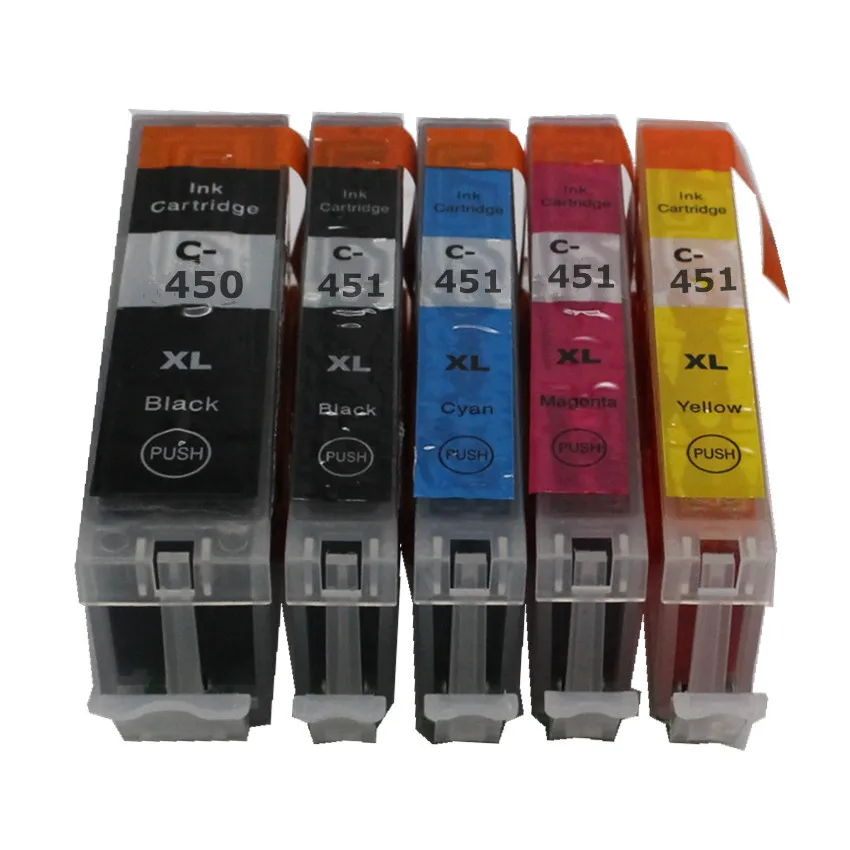 PGI-450 450 451 чернильный картридж для принтера canon принтерам PIXMA MG5440 MG5540 MG5640 MG6440 MG6640