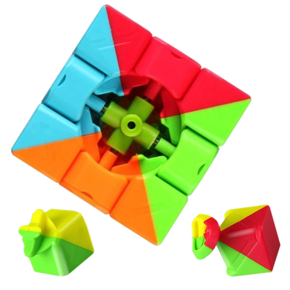 3x3x3 QiYi Warrior W Профессиональный 3-слойный магический куб 3*3*3 скоростная головоломка Нео Куб антистресс 5,7 см Cubo Magico
