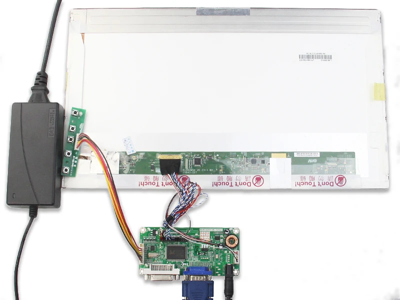 

(VGA+DVI) For B101EW05 V.3 PQ101WX01 M.RT2261 LCD/LED Controller Driver Board LVDS Monitor Reuse Laptop 1280x800