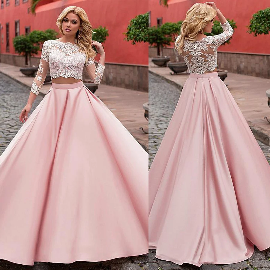 Модные атласные свадебные платья с v-образным вырезом ТРАПЕЦИЕВИДНОЕ свадебное