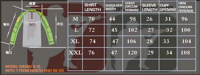 Мужская камуфляжная футболка с длинным рукавом для пеших прогулок/рубашки в