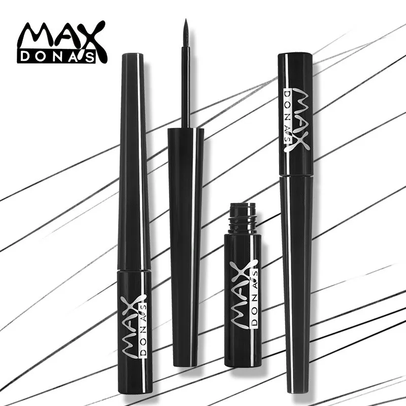Maxdonas Новая Подводка для глаз, стойкая Водостойкая Подводка для глаз, Толстая черная быстросохнущая подводка для макияжа