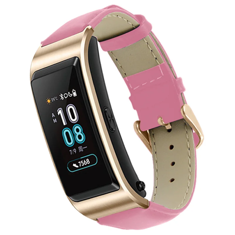 Ремешок из натуральной кожи для Huawei Band 5 тонкий универсальный браслет наручных